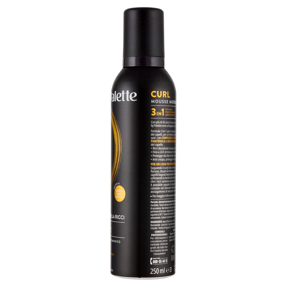 Syoss By Palette Curl Mousse Modella Ricci 250 ml